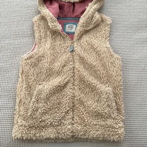 Mini Boden teddy Sherpa vest